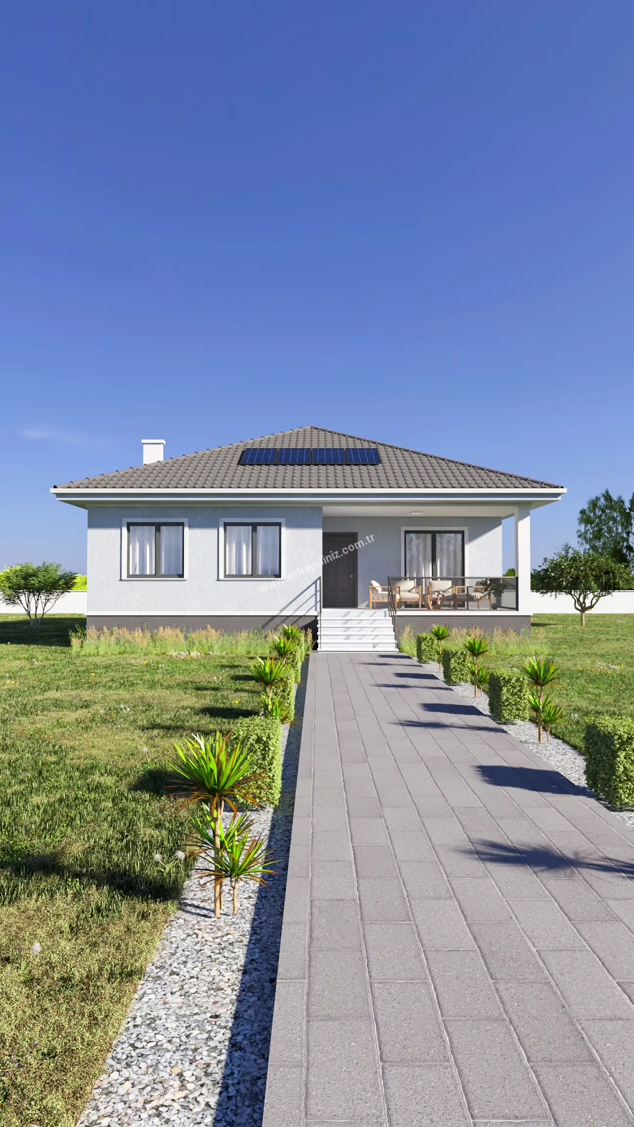 3+1 Müstaki Ev Planı